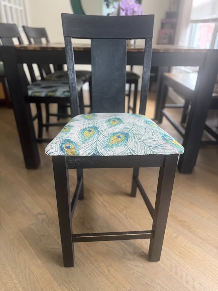 Solid Wood Dining Table with 4 Chairs & Bench - photo 2