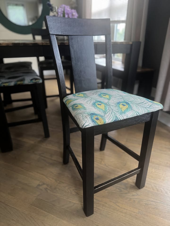 Solid Wood Dining Table with 4 Chairs & Bench - photo 3