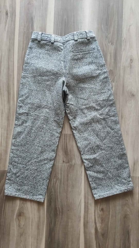 Acne Studios Milford Work Speckled Cropped Denim Pants - photo 3