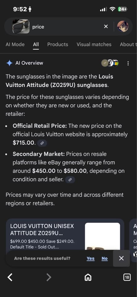 Louis Vuitton Attitude (Z0259U) Sunglasses - photo 3