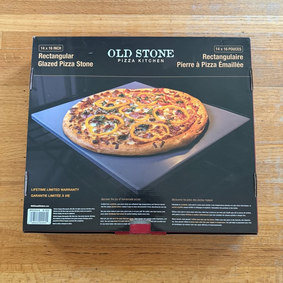 NEW IN BOX (NIB) Pizza Stone AND Dough Whisk Set - photo 3