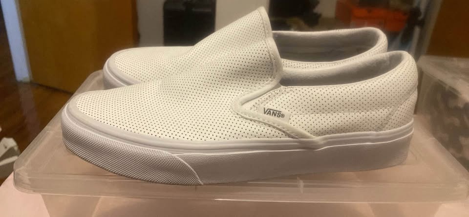Vans Slip-On Skate Shoe - White - BEST OFFER - photo 3