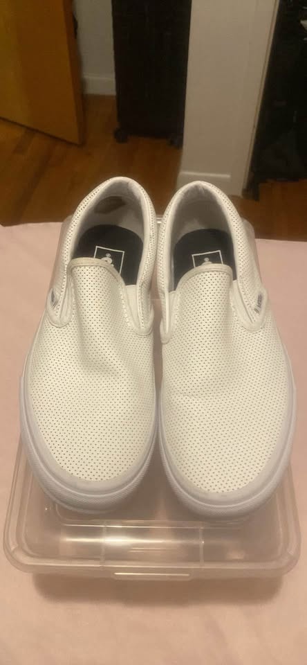 Vans Slip-On Skate Shoe - White - BEST OFFER - photo 4
