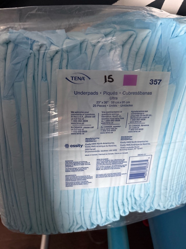 Underpads - Various Sizes & Brands