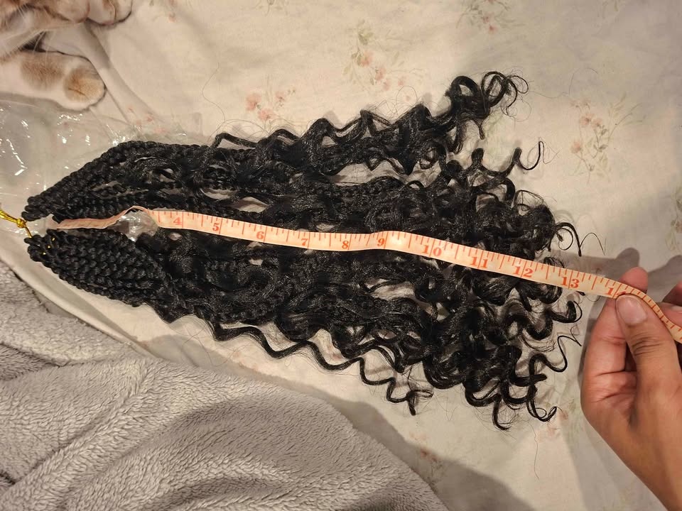Goddess Box Braids Crochet Hair 14 Inch Bohemian 8 Packs - photo 3