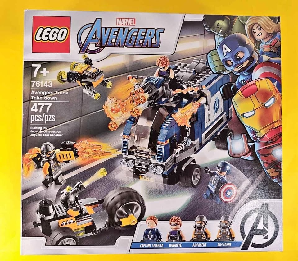 LEGO Marvel 76143 Avengers Truck Take-down Retired 2020 Pickup