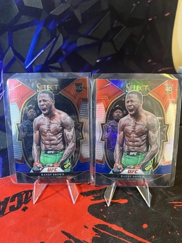 RANDY BROWN PSA 9 2023 PANINI RC UFC SUPERSTAR AUTO RED /99 - photo 4