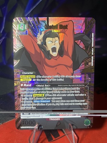 Lot Of 4 - Metal Bat Union Arena TCG One Punch Man Alt Art SR - photo 2
