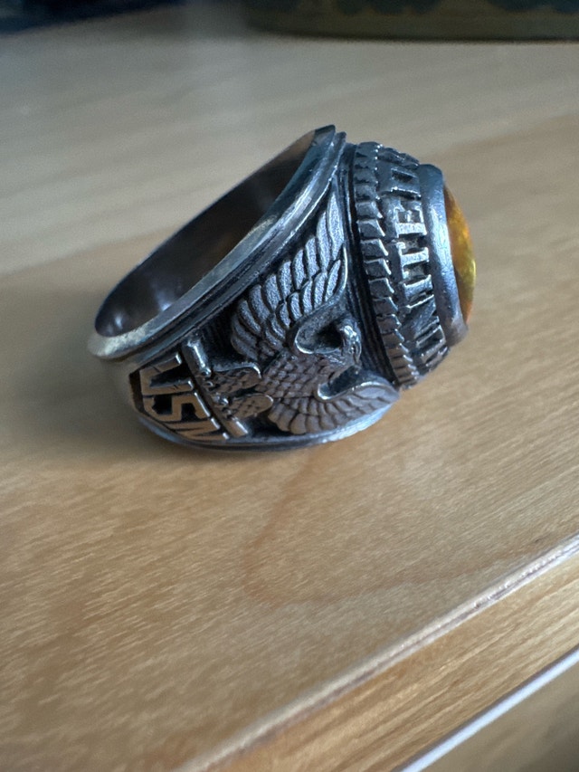 USA Navy Ring with Cubic Zirconia Size 11 - photo 2
