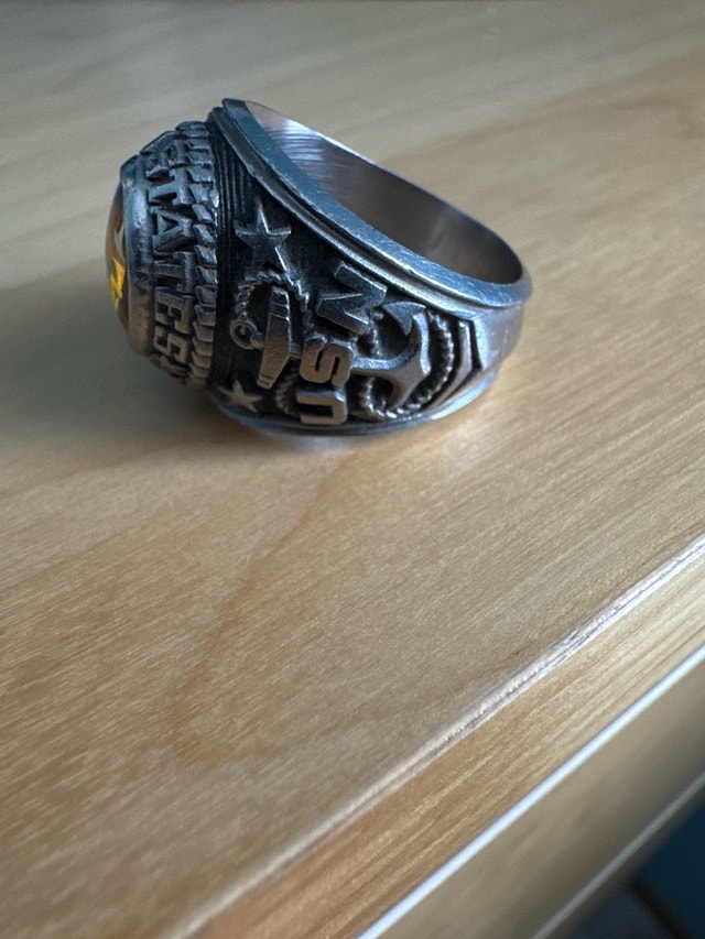 USA Navy Ring with Cubic Zirconia Size 11 - photo 3