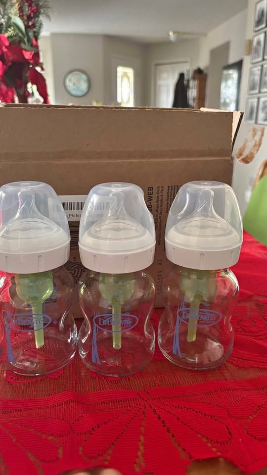 Dr. Brown’s Wide Neck Glass Bottles 3pcs