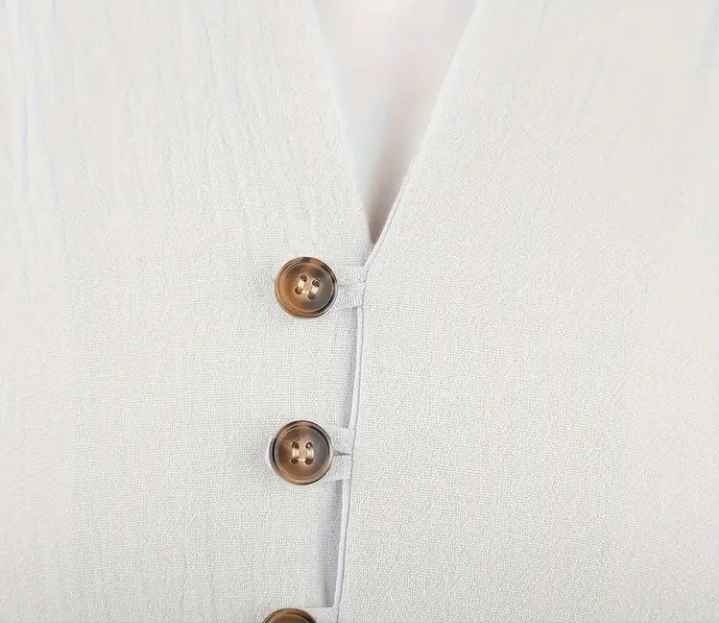 XXL Size white Linen shirt for Men - photo 3