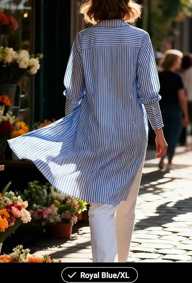 XL Striped Long Shirt for women - photo 2