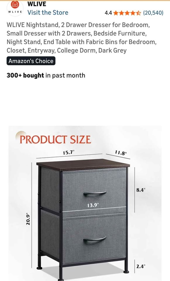 Storage Dressers Units - Fabric & Plastic Options - photo 3