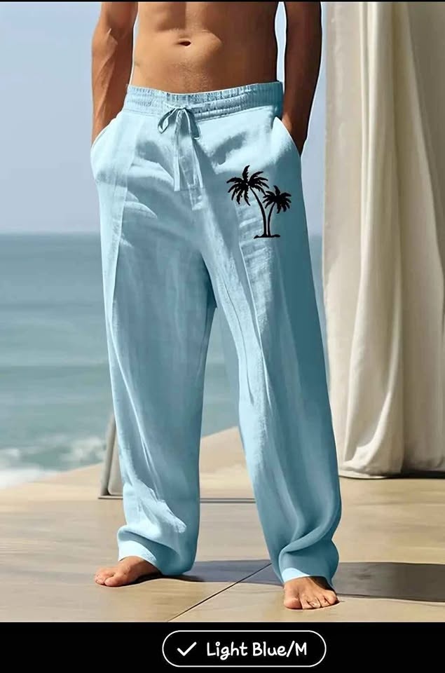 Medium size 100% cotton pants for Men