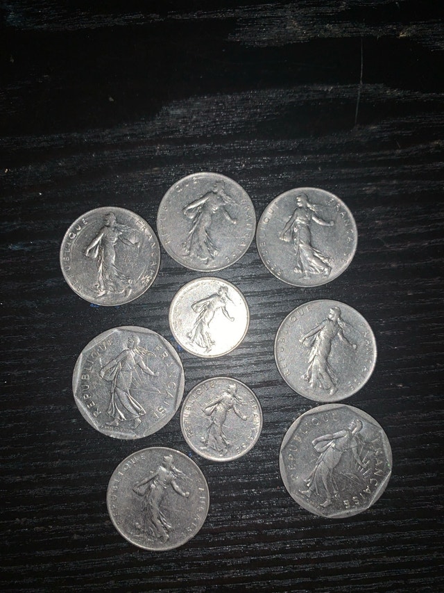 French Franc Coins - photo 2