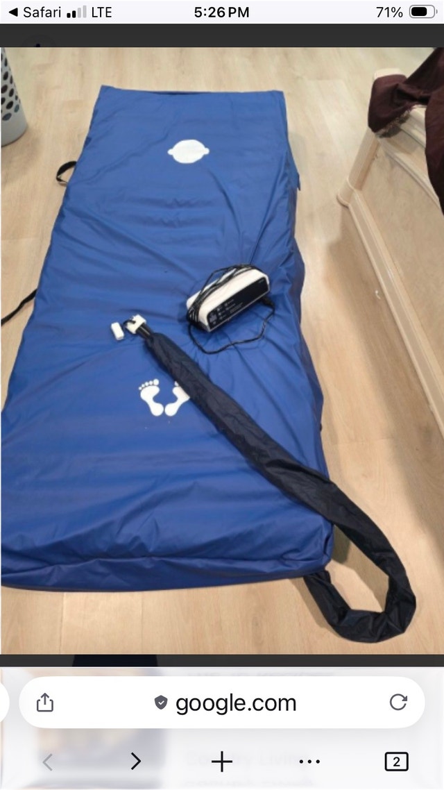 Vive 8" Low Air Loss Hospital Mattress for Bedsores - photo 2