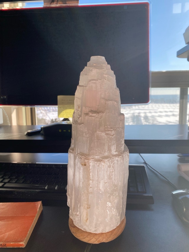 Selenite Lamp – Medium