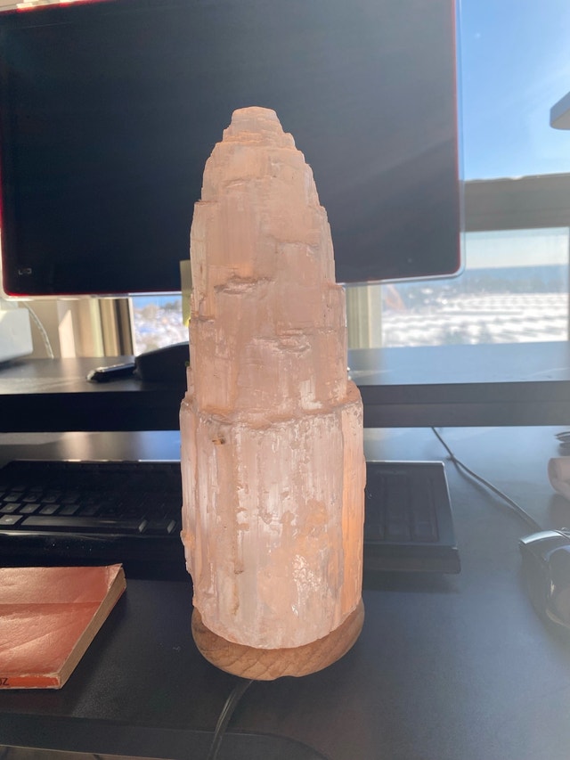 Selenite Lamp – Medium - photo 2