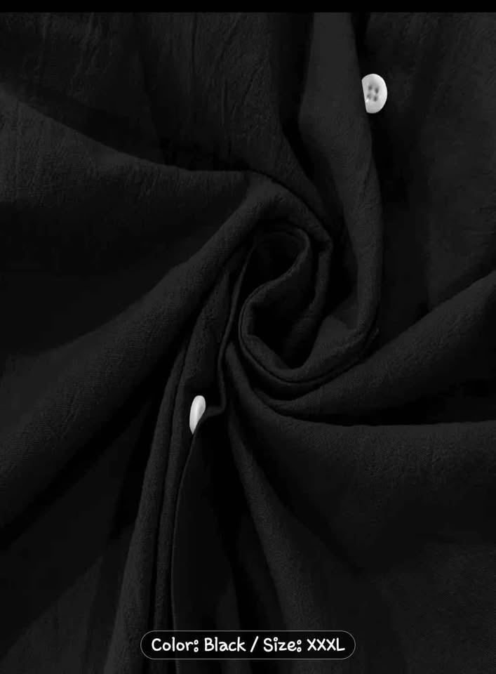 XXXL Size Casual Stand Collar Shirt for Men - photo 3