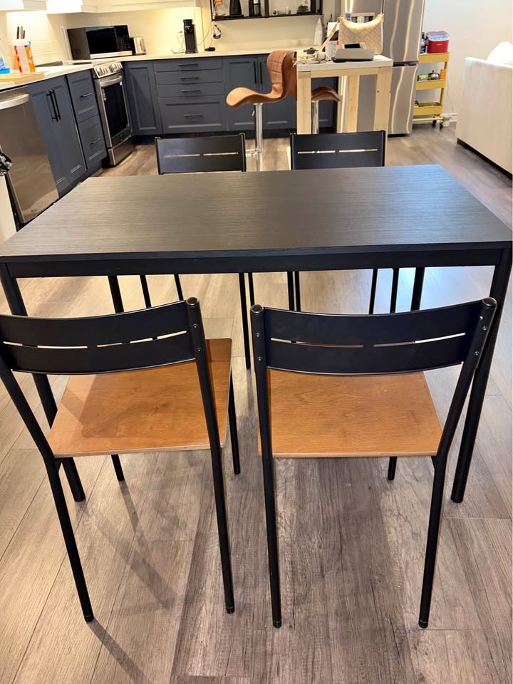 IKEA Sandsberg Dinner/Office Table + 4 Chairs