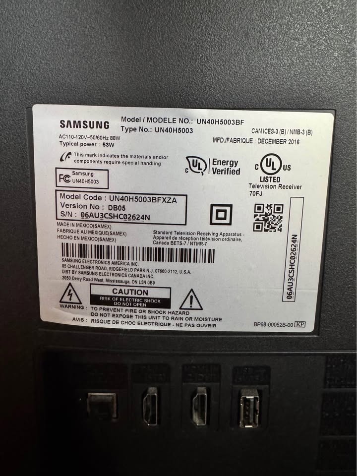 Samsung 40-inch Full HD 1080p LED-LCD TV - photo 2