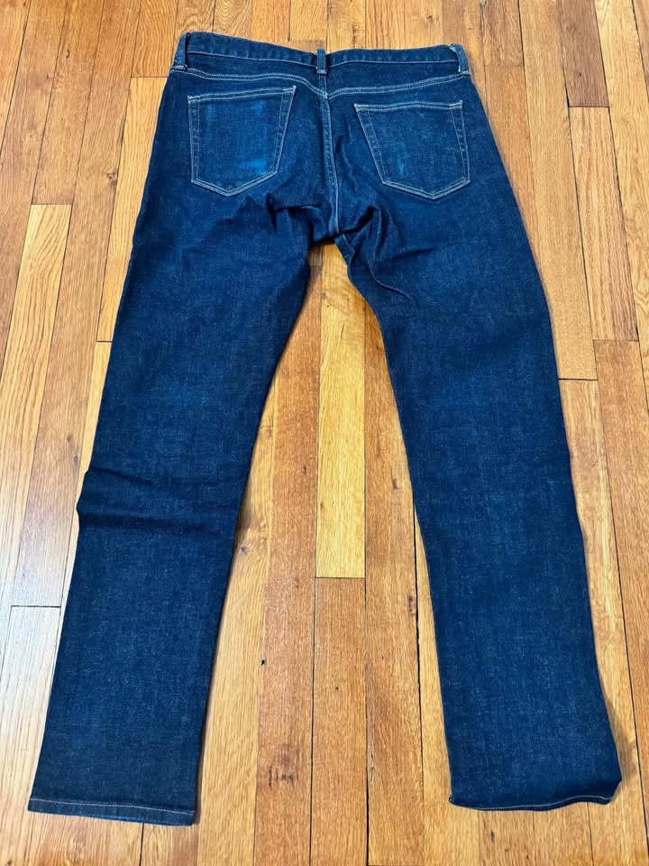 UNIQLO Selvedge Redline Slim Straight Jeans - Size 33x32 - photo 2