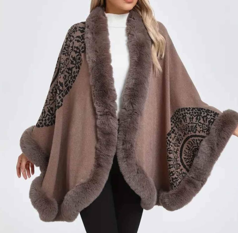 One size Tribal Pattern Batwing Sleeve Cape - photo 2
