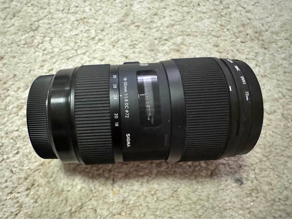 Sigma 18-35 F1.8 Canon EF mount