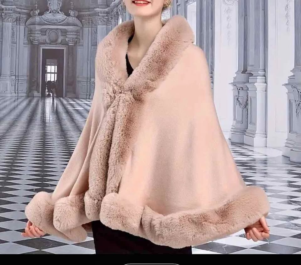 Faux Fur shawl
