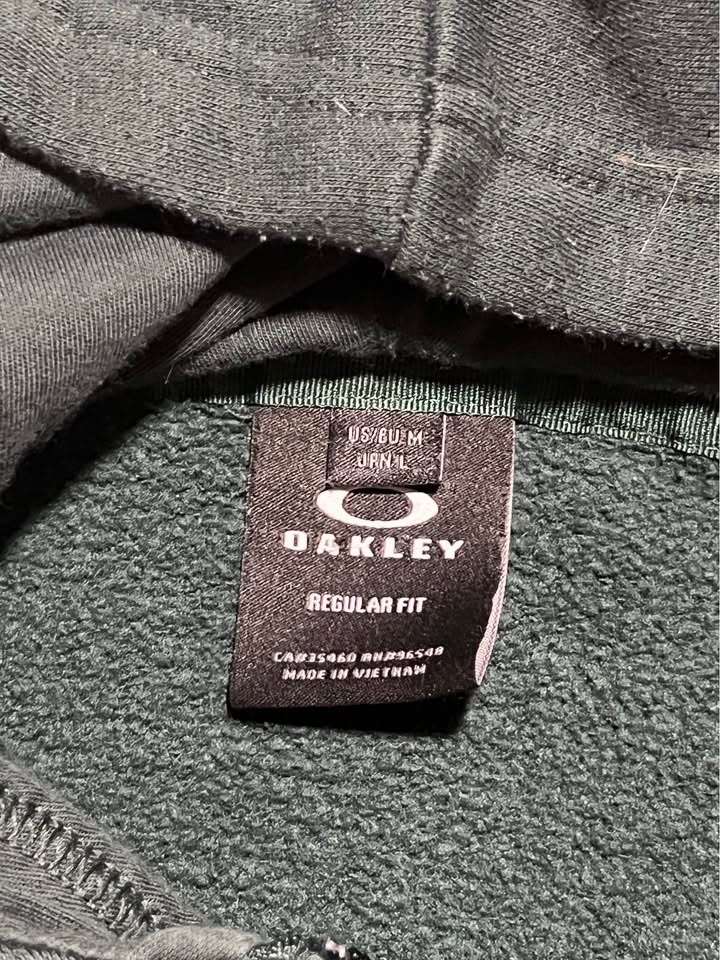 Vintage Oakley Green Zip Up Hoodie - photo 3