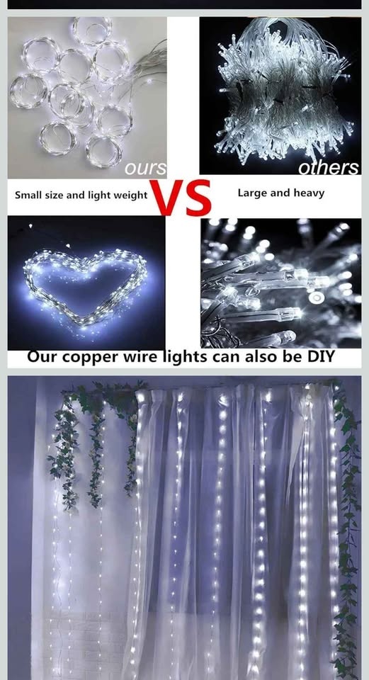 NEW Curtain Lights, Fairy Lights for Bedroom, 300 Leds Cool Whit - photo 3