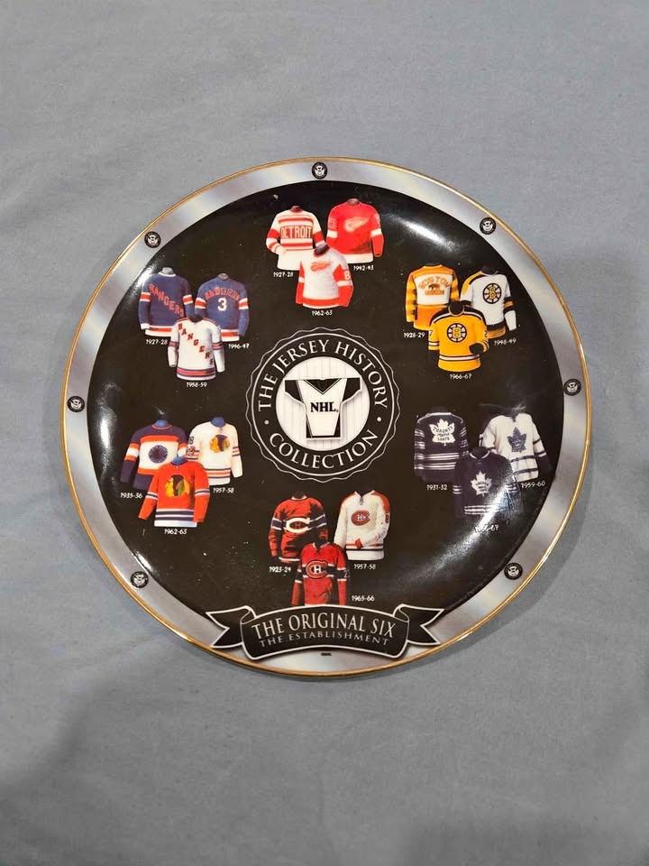ORIGINAL SIX NHL PLATE