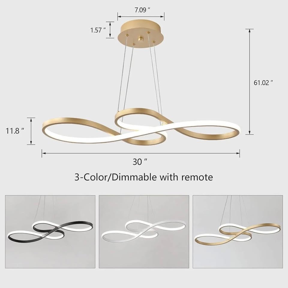 Q&S Modern LED Chandelier (Sealed) - photo 2