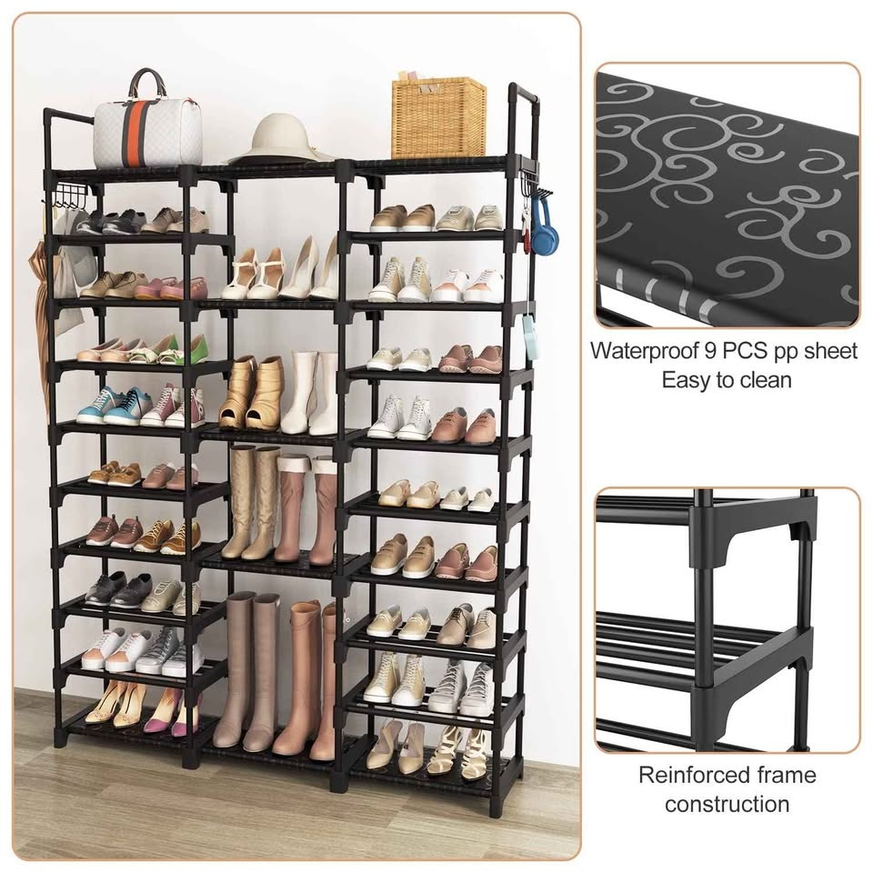 VTRIN 10-Tier Shoe Rack Organizer (Holds 54–62 Pairs) — Brand Ne - photo 3
