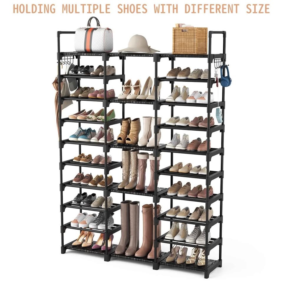 VTRIN 10-Tier Shoe Rack Organizer (Holds 54–62 Pairs) — Brand Ne - photo 5