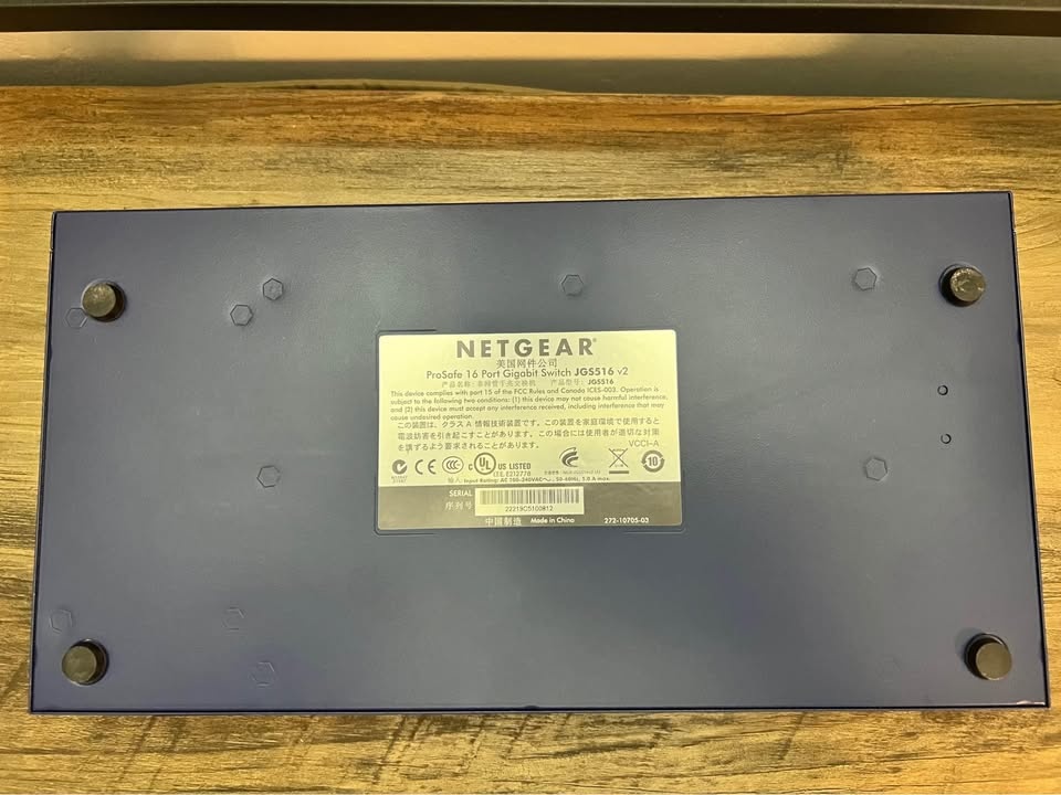 Netgear 16-Port Gigabit Ethernet Switch
