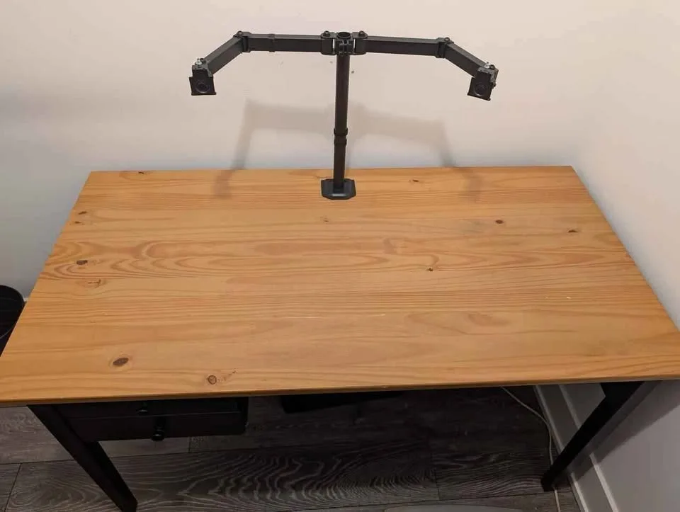 Home Office Desk + Dual Monitor Stand image indicator(5)