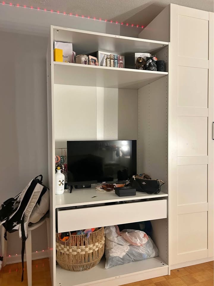 Pax wardrobe without doors
