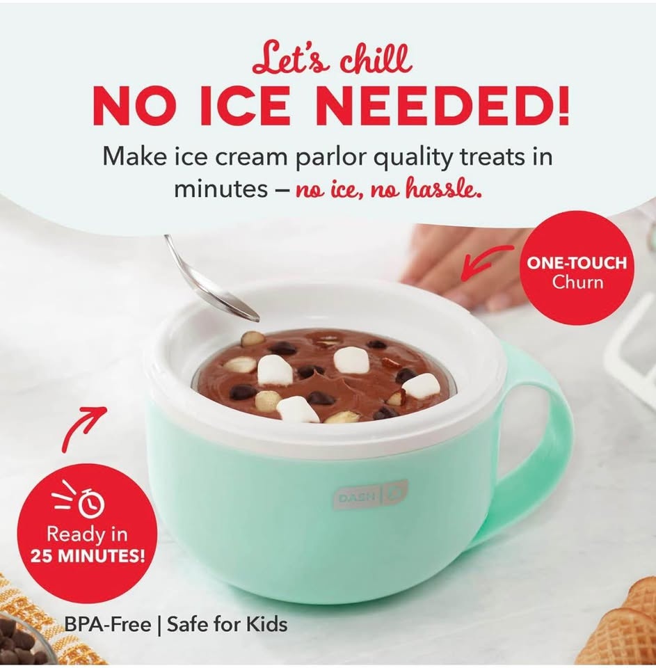 New in box Dash my mug ice cream maker - photo 3