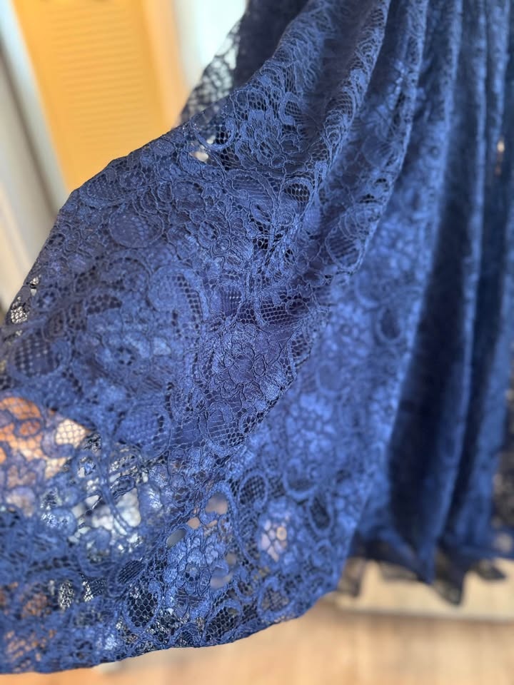 Elegant Navy Blue Lace Dress – Perfect for Special Occasions - photo 2