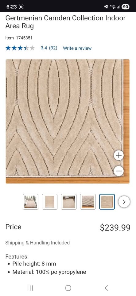 Gertmenian Camden Collection Indoor Area Rug 2.4m x 3m - photo 3