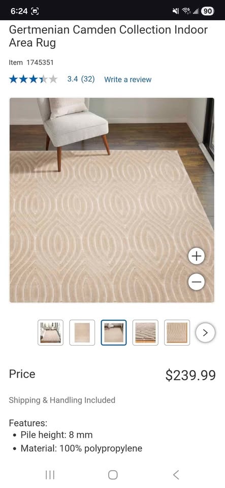 Gertmenian Camden Collection Indoor Area Rug 2.4m x 3m - photo 4