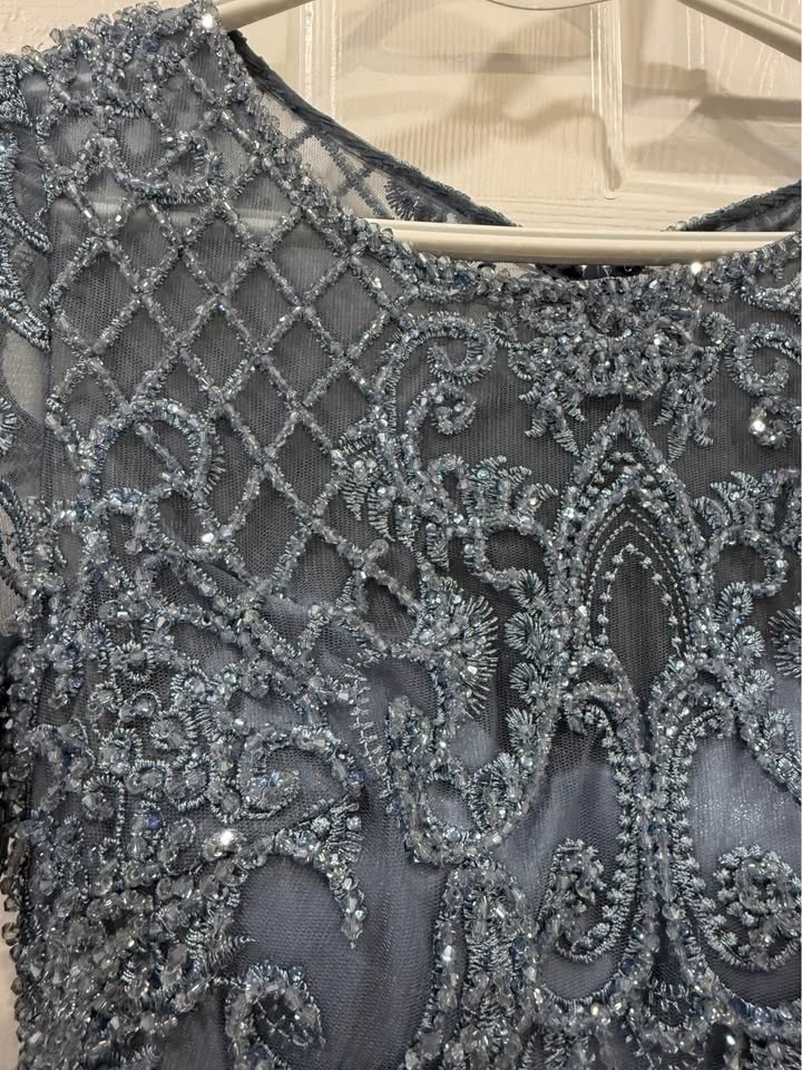 Formal Dusty Blue Gown - Petite Fit - photo 3