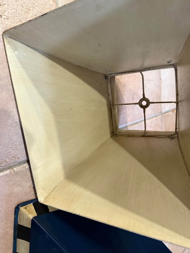 Vintage Metal Lamp Shade (Pair) - photo 2