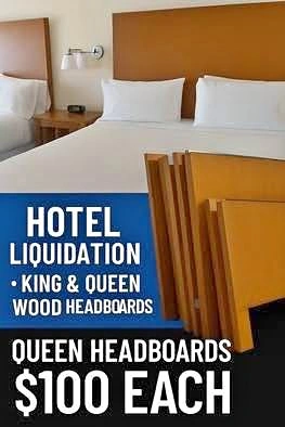 Hotel King & Queen Headboards - $100-$120