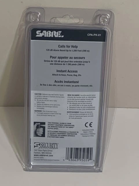 Good Finds | SABRE Personal Alarm- Dual Siren & Key Ring - photo 3