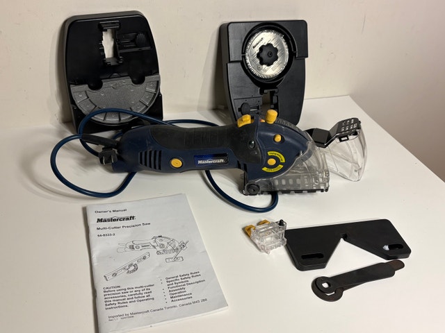 Mastercraft Multi-Cutter Precision Saw + Accessories & Bag