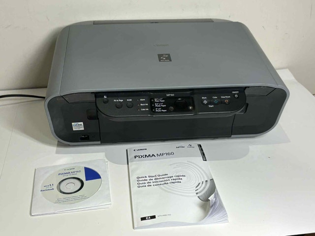 Canon PIXMA MP160 Printer – All-in-One (No Ink)