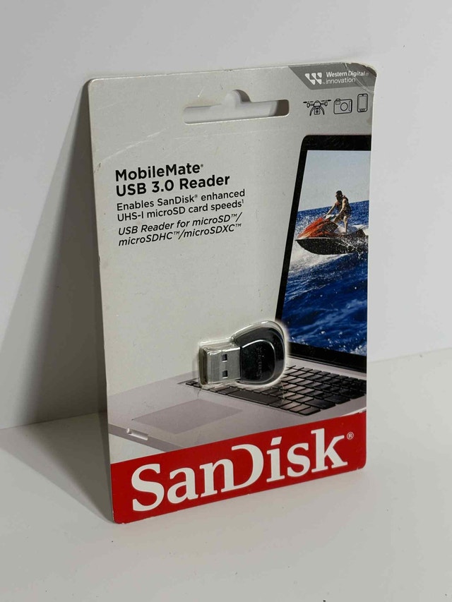SanDisk MobileMate USB 3.0 microSD Card Reader - New